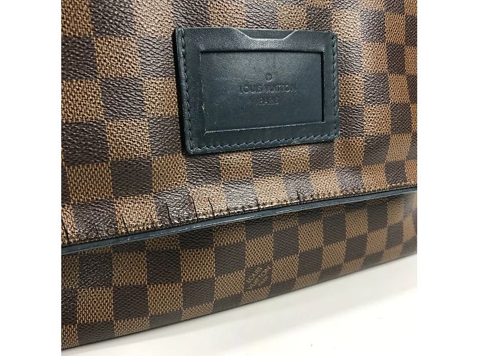 Borsa Louis Vuitton Damier Flap Sprinter MM Marrone - vista 13