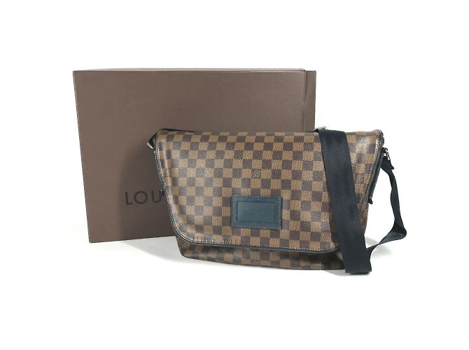 Borsa Louis Vuitton Damier Flap Sprinter MM Marrone - vista 15