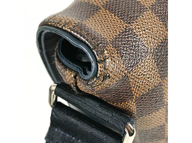 Borsa Louis Vuitton Damier Flap Sprinter MM Marrone - vista 6