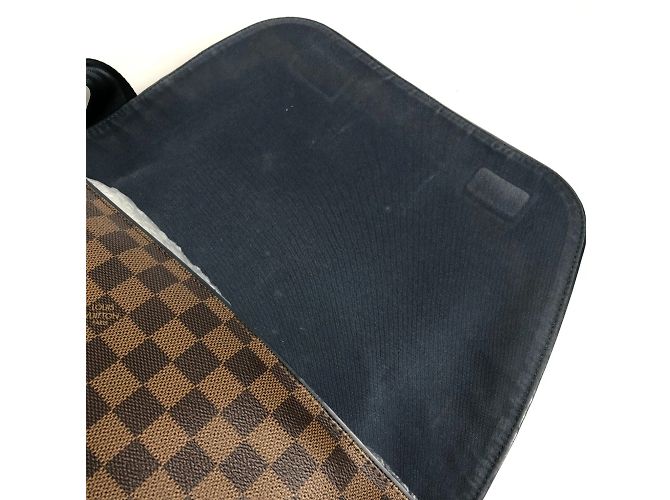 Borsa Louis Vuitton Damier Flap Sprinter MM Marrone - vista 7
