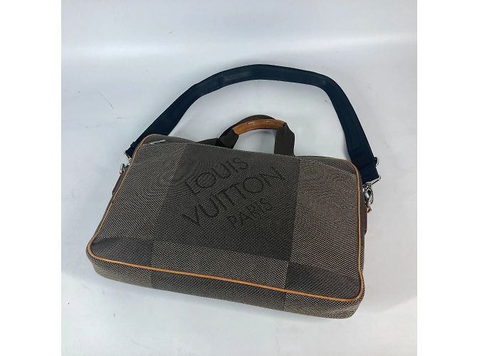 Borsa Louis Vuitton Damier Geant Associe PM Cachi - vista 13