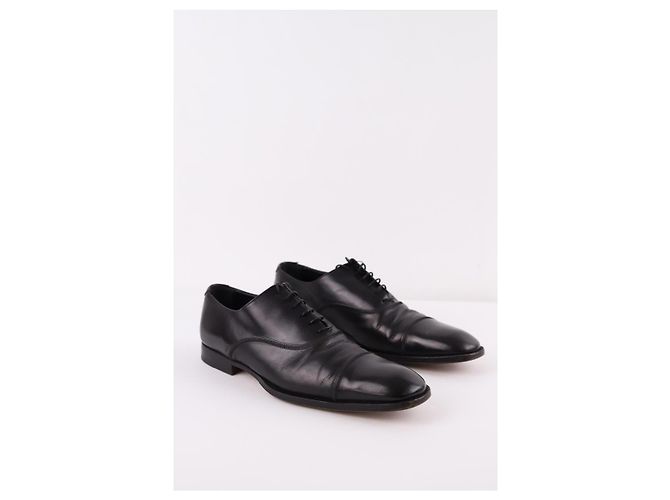 Saint Laurent Scarpe in pelle con lacci - vista 3