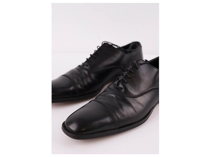 Saint Laurent Scarpe in pelle con lacci - vista 4