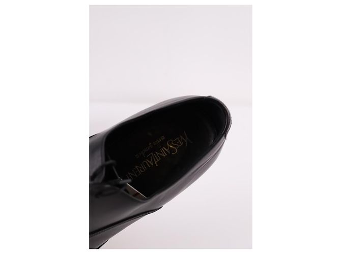 Saint Laurent Scarpe in pelle con lacci - vista 5