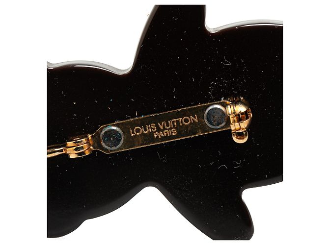 Set di spilla a forma di orsetto Nonours Monogram Louis Vuitton nero - vista 3