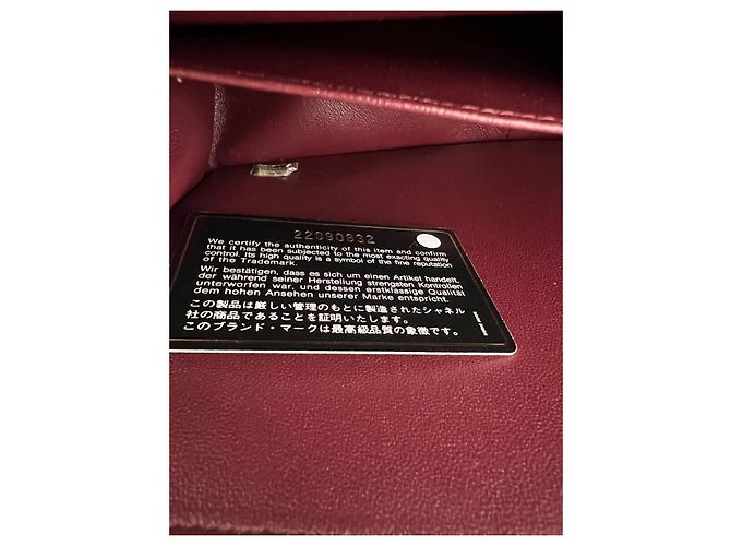 2.55 Portacarte Chanel Jumbo in pelle caviar nero e blu - vista 6