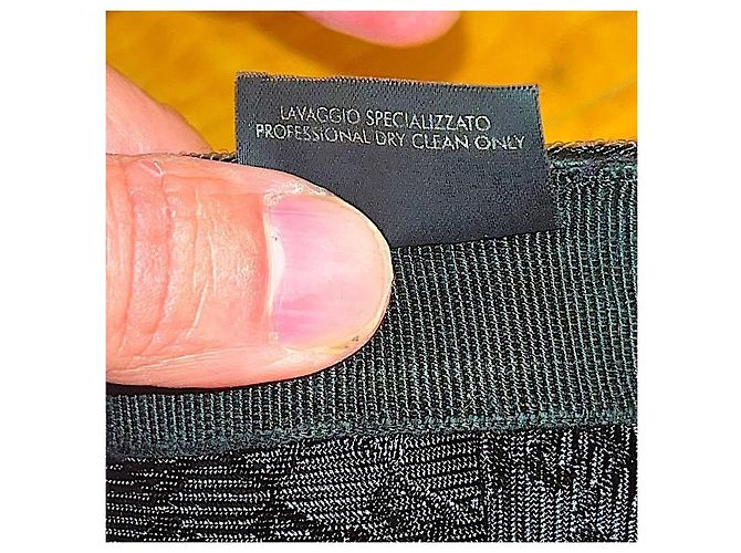 Cappello Gucci Autentico Raro Tom Ford in Pelle di Agnello Nera con Piastra Logo e Strisce Web Nero - vista 8