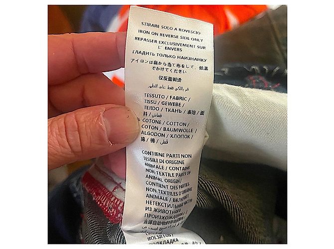 Alexander Mcqueen Authentisches Vintage McQueen Archiv aus besticktem poetischen Denim Blau - Ansicht 12