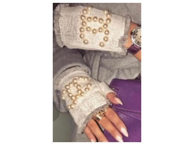 Chanel Luvas Cru - vista 6