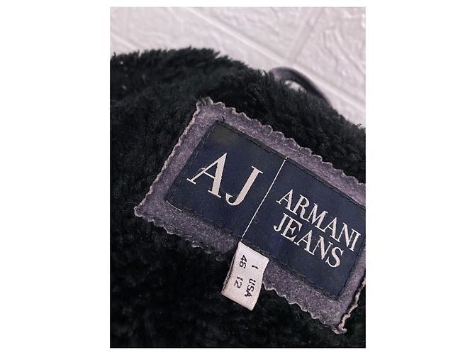 Abrigo largo Armani Jeans Gris Poliéster - vista 11