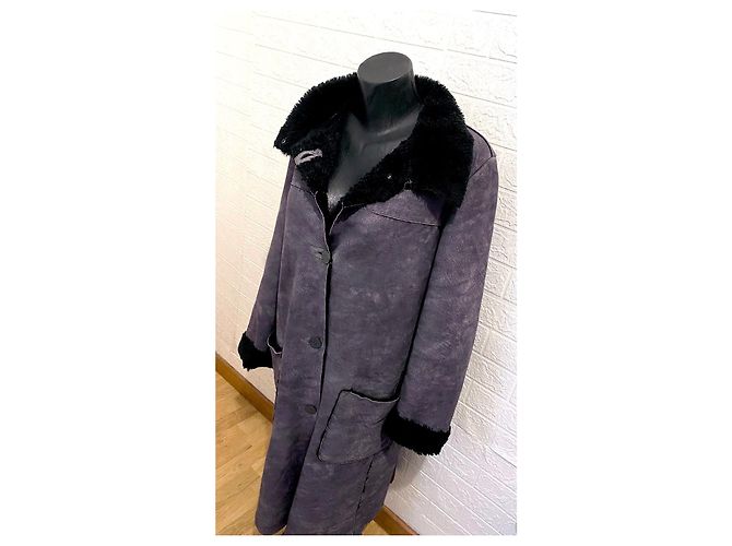 Abrigo largo Armani Jeans Gris Poliéster - vista 2
