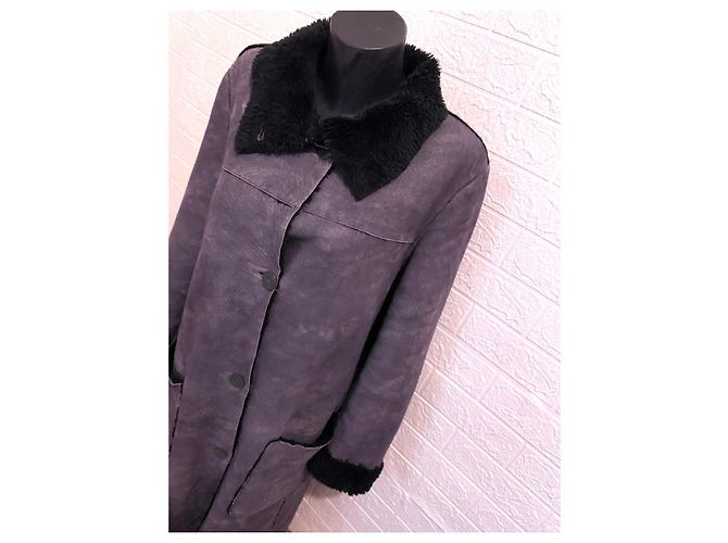 Abrigo largo Armani Jeans Gris Poliéster - vista 3