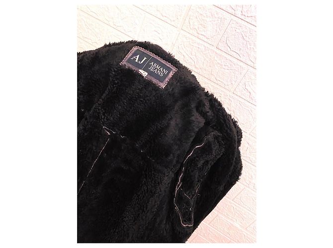 Abrigo largo Armani Jeans Gris Poliéster - vista 8
