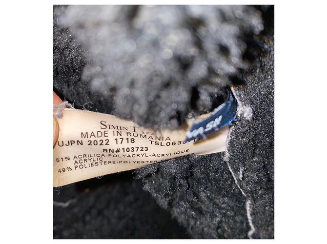 Abrigo largo Armani Jeans Gris Poliéster - vista 9