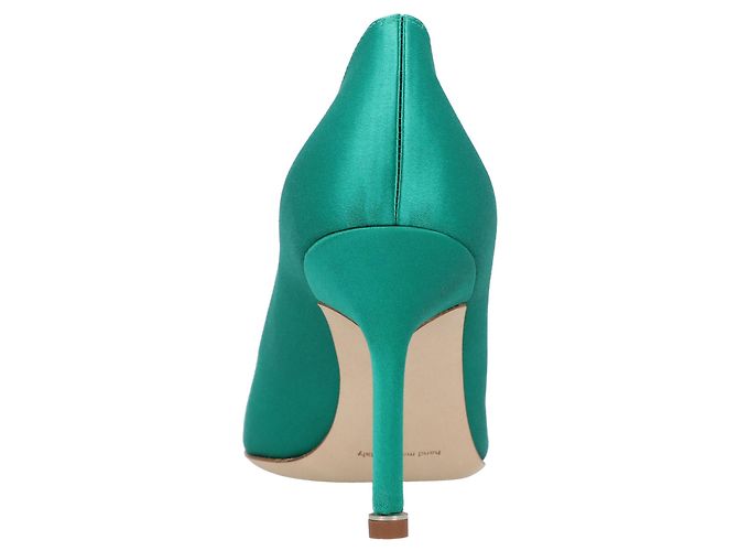Manolo Blahnik Hangisi 090 Décolleté Verdi Verde - vista 3
