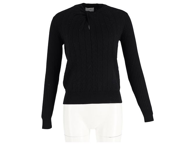 Erdem Rae Twist-Hals Pullover aus schwarzer Wolle - Ansicht 4