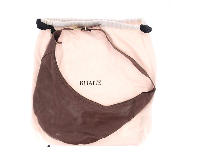 Borse Khaite T. Pelle Marrone - vista 5