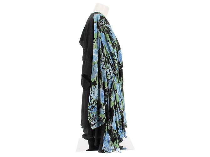 Balenciaga Kleid T.IT 38 Viskose Schwarz - Ansicht 3