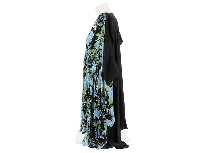 Balenciaga Kleid T.IT 38 Viskose Schwarz - Ansicht 4