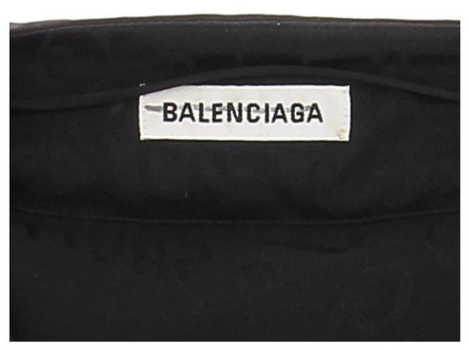 Balenciaga Kleid T.IT 38 Viskose Schwarz - Ansicht 5