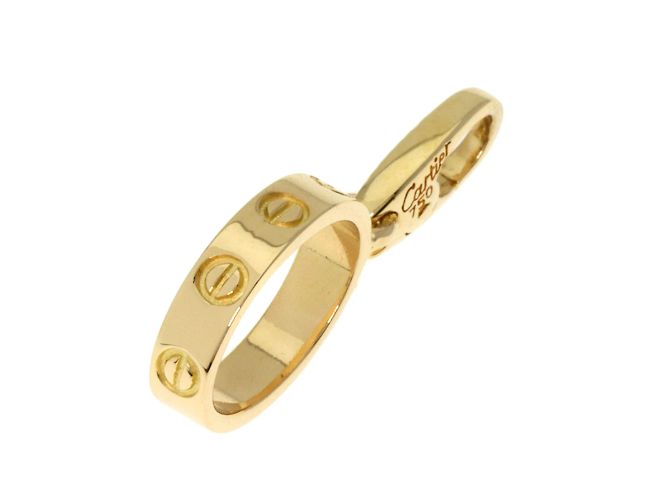 Pendente Charm Love Cartier in Oro Giallo 18K - vista 4