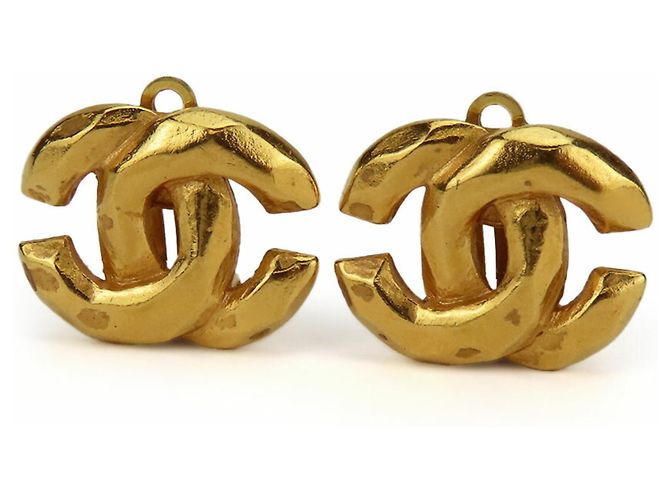 Orecchini a clip dorati Chanel D'oro - vista 11