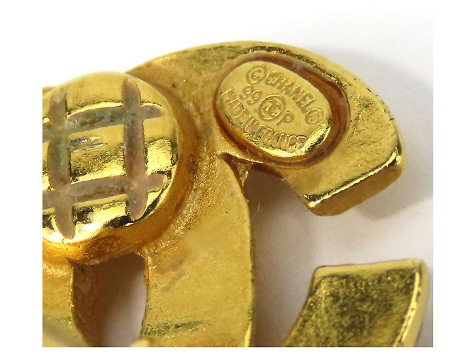 Orecchini a clip dorati Chanel D'oro - vista 2