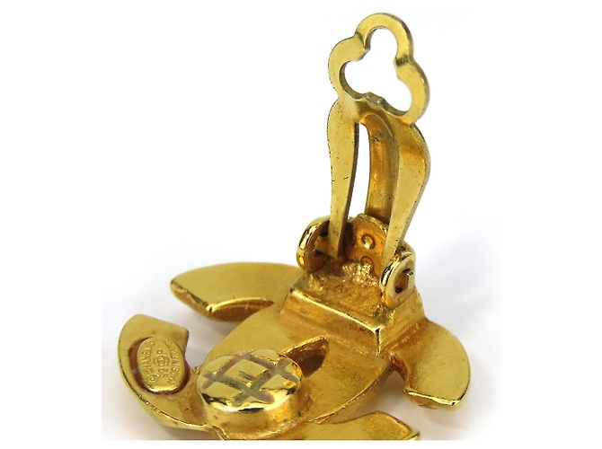 Orecchini a clip dorati Chanel D'oro - vista 3