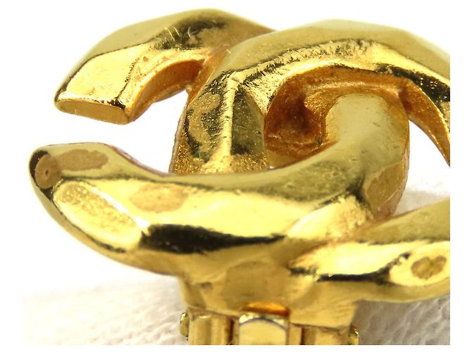 Orecchini a clip dorati Chanel D'oro - vista 4