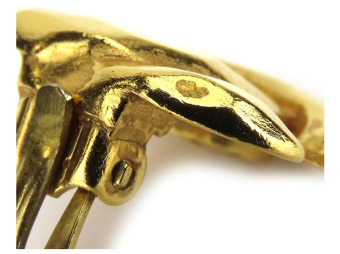 Orecchini a clip dorati Chanel D'oro - vista 5