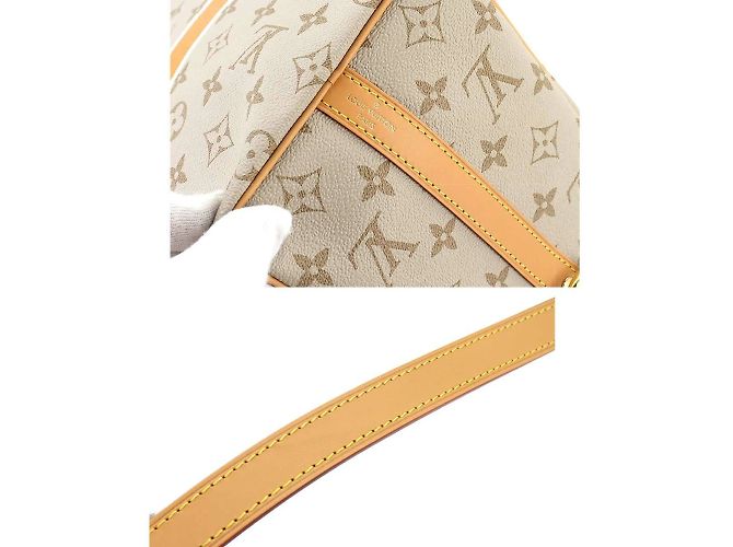 Borsa a spalla Louis Vuitton Monopanam Speedy 25 Beige - vista 8