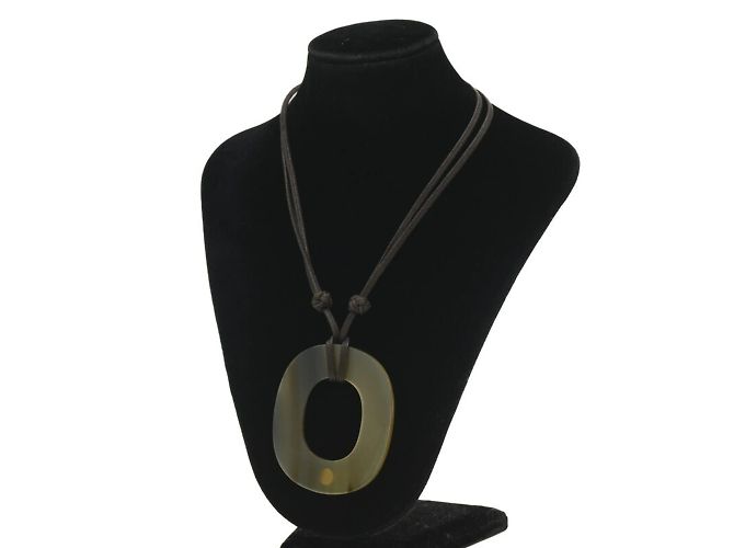 Hermès Collana Pendente Hermes Ism Marrone Beige - vista 5