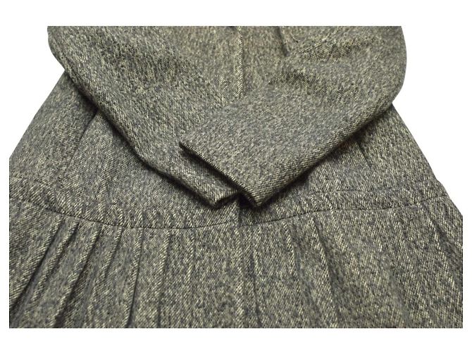 Casaco Prada de lã e cashmere cinza mesclado tamanho 40 - vista 6