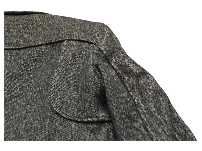 Casaco Prada de lã e cashmere cinza mesclado tamanho 40 - vista 8