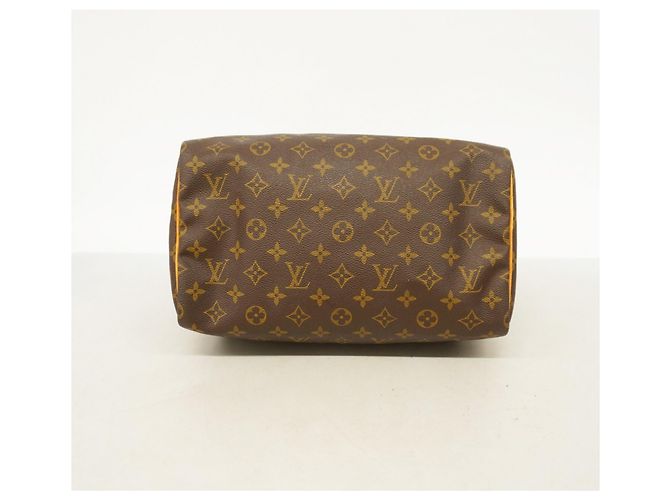 Borsa Louis Vuitton Monogram Speedy 30 Marrone - vista 3