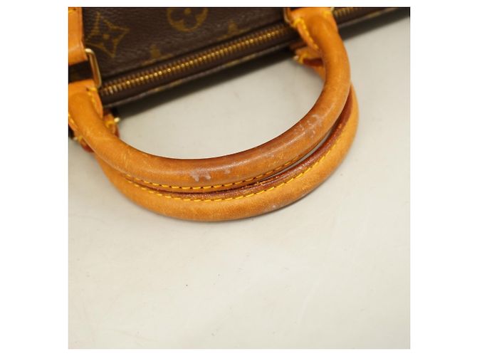 Borsa Louis Vuitton Monogram Speedy 30 Marrone - vista 8