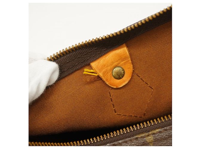Borsa Louis Vuitton Monogram Speedy 30 Marrone - vista 9