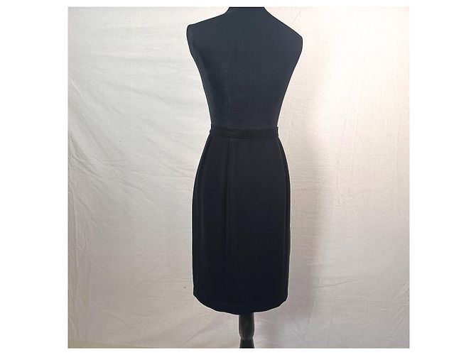 Black skirt Thierry Mugler vintage 1990s Noir - vue 2