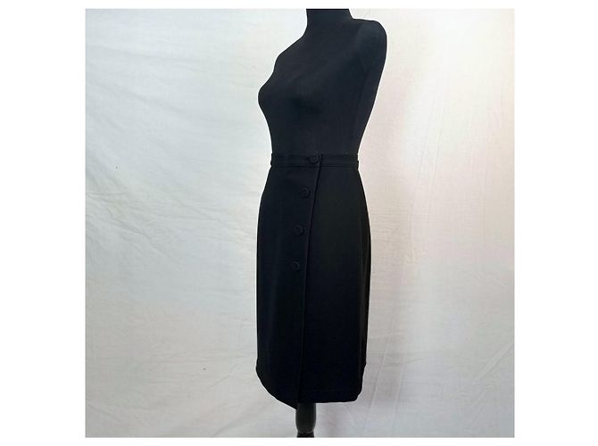Black skirt Thierry Mugler vintage 1990s Noir - vue 6