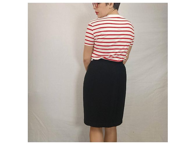 Black skirt Thierry Mugler vintage 1990s Noir - vue 8