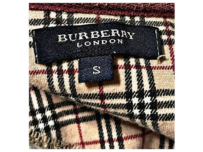Authentisches Burberry London Vintage Nova Check Polo Beige - Ansicht 5
