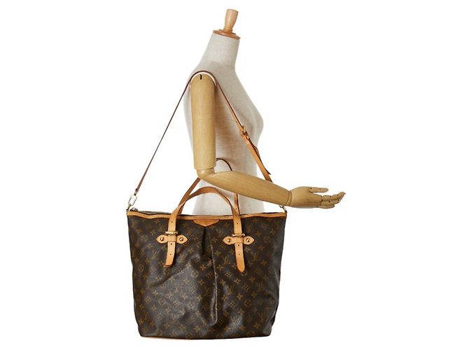 Bolsa Tote Louis Vuitton Monogram Palermo GM Marrom - vista 10