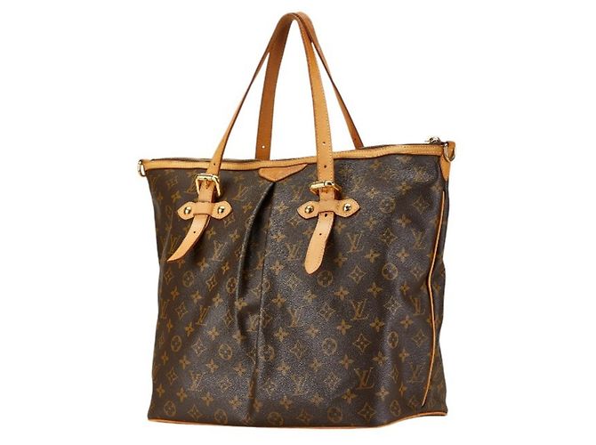 Bolsa Tote Louis Vuitton Monogram Palermo GM Marrom - vista 2