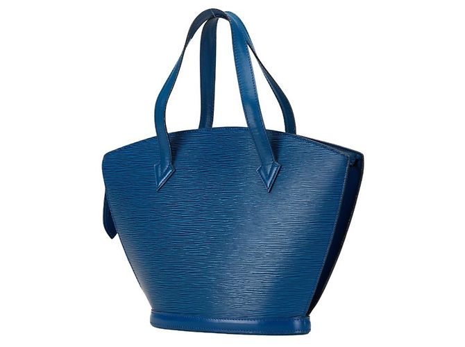 Borsa tote Epi Saint Jacques Louis Vuitton Blu - vista 2