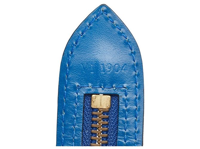Borsa tote Epi Saint Jacques Louis Vuitton Blu - vista 8