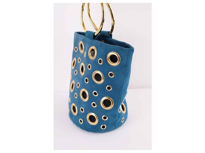 Delphine Delafon Borsa in camoscio Blu - vista 2