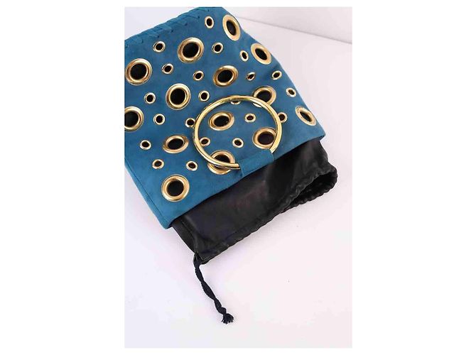 Delphine Delafon Borsa in camoscio Blu - vista 6