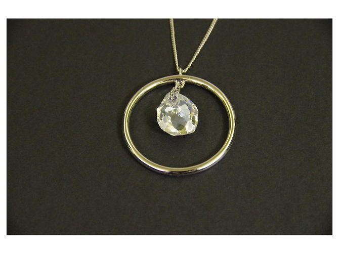 Collana in cristallo Swarovski Argento - vista 4