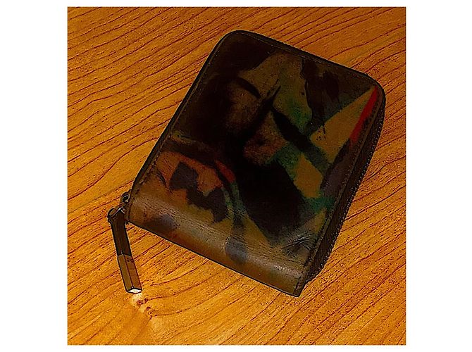 Authentic Dior Homme Pre Fall 14 Limited Edition Jackson Pollock Zip Wallet Multiple colors - view 4
