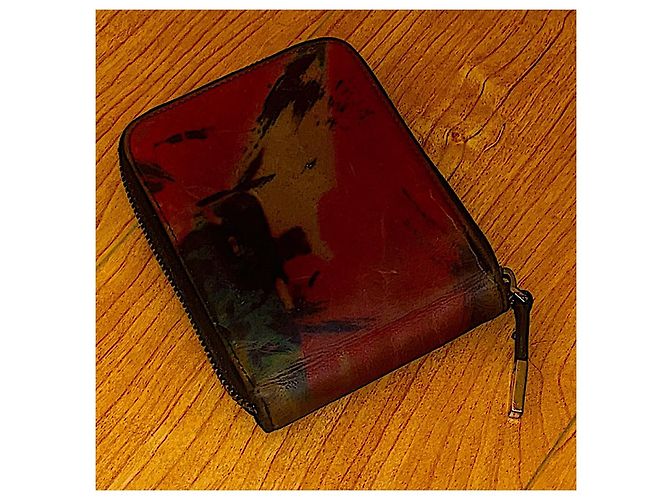 Authentic Dior Homme Pre Fall 14 Limited Edition Jackson Pollock Zip Wallet Multiple colors - view 5